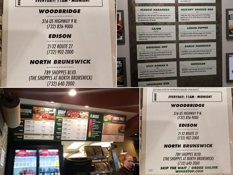 Wingstop Menu