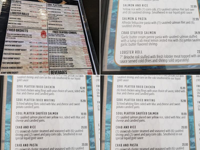 Cook's Kitchn Menu