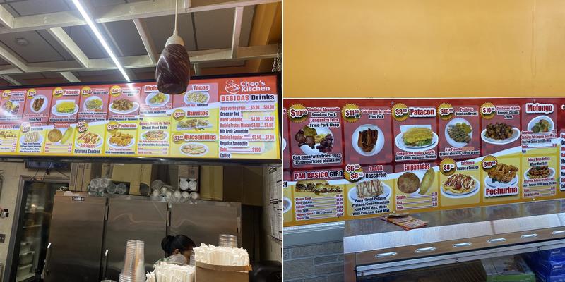 Cheo's Kitchen Menu