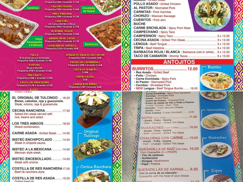 Tulcingos Deli Menu