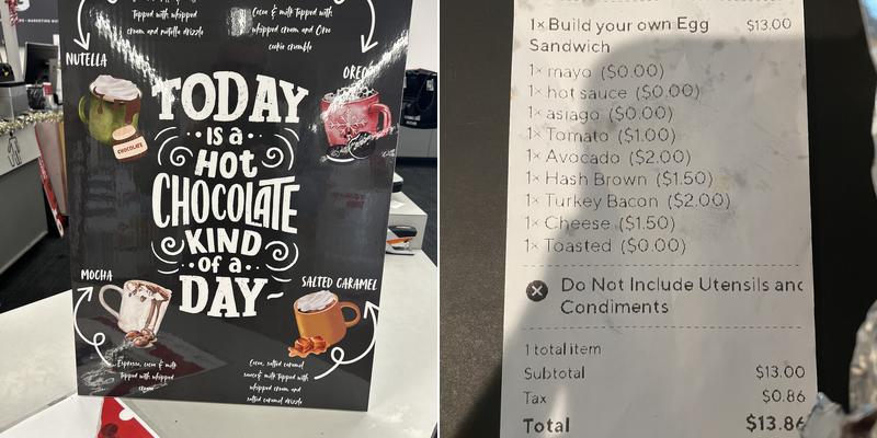 All Star Bagel Hamilton Menu