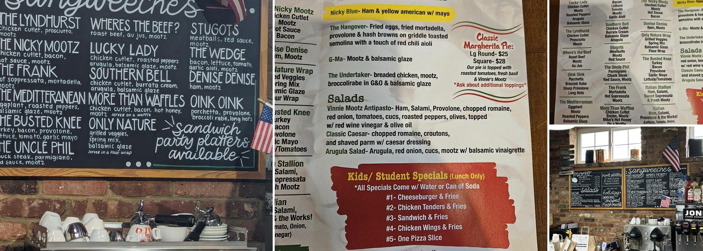 Vinnie's Mootz Menu