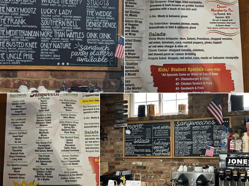 Vinnie's Mootz Menu
