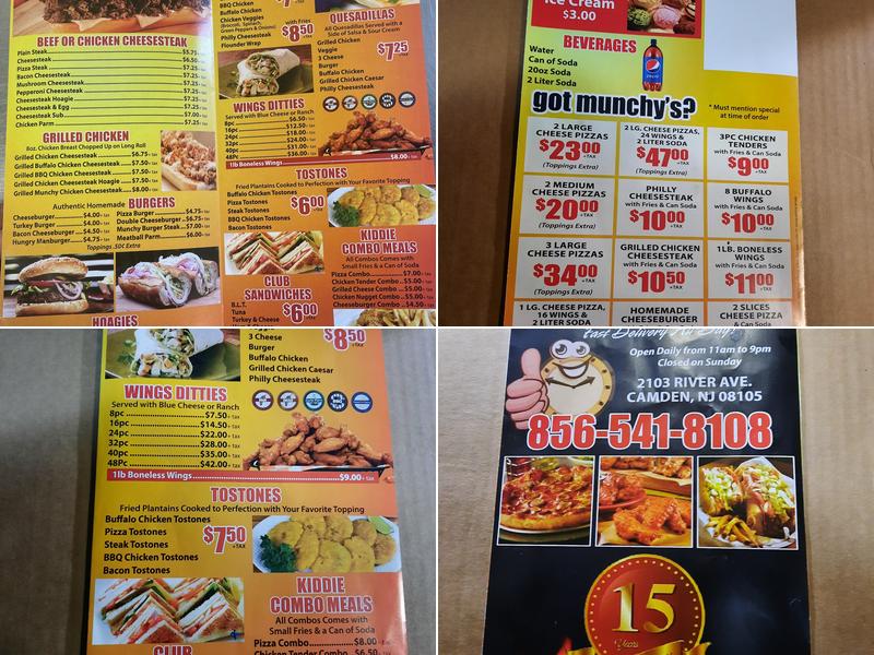 Munchy Time Menu