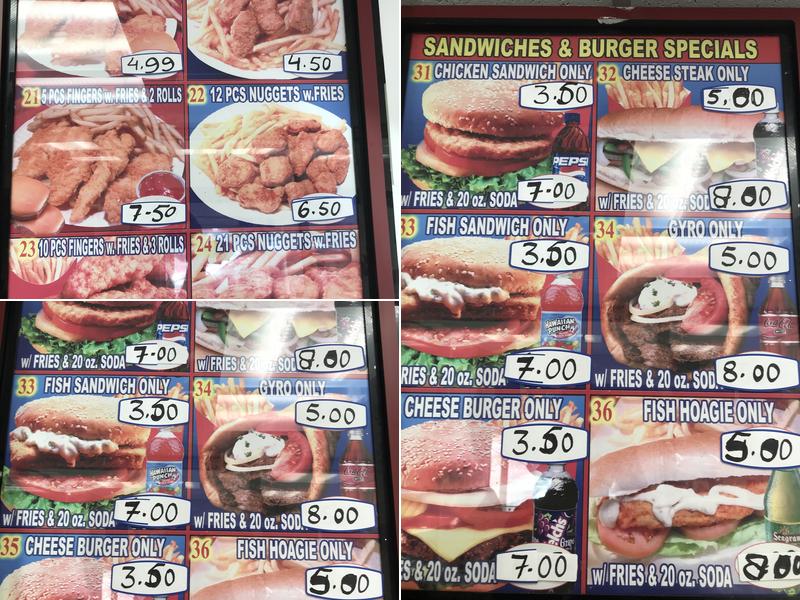 Gyro King Fried Chicken Menu