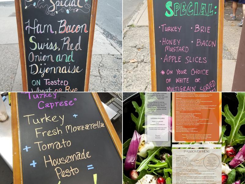 Bacchus Market & Catering Menu