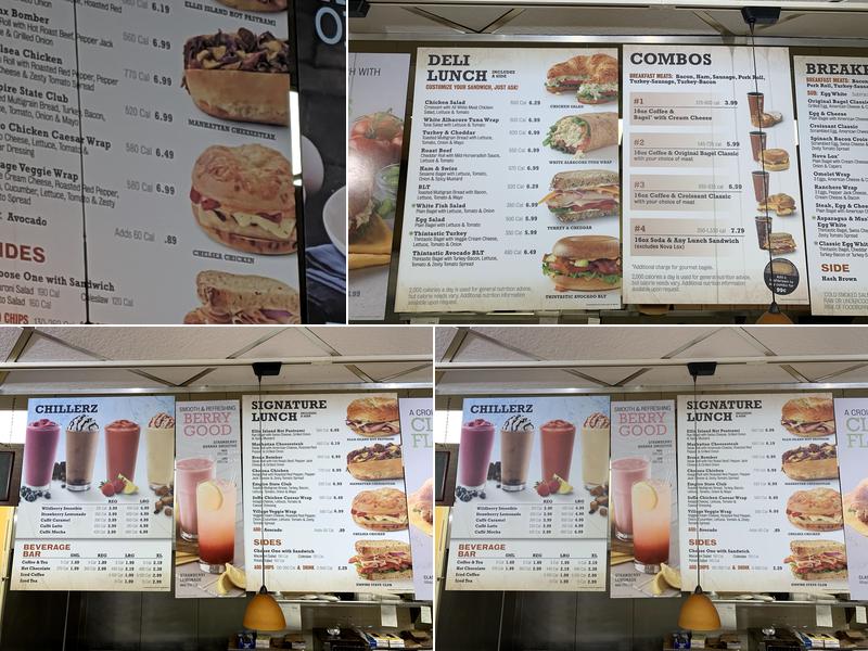 Manhattan Bagel Menu