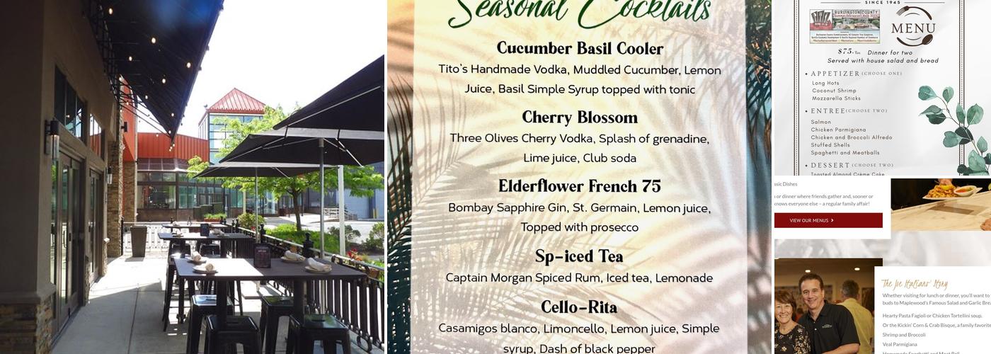 Joe Italiano's Maplewood Menu