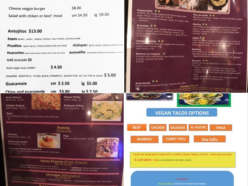 La nueva Esperanza Menu