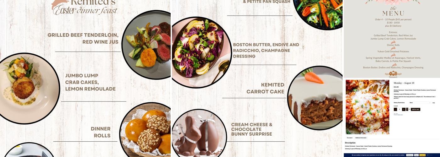 Kemited Kitchen/Tour Catering Menu