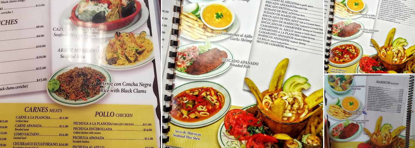 Conchy's Menu