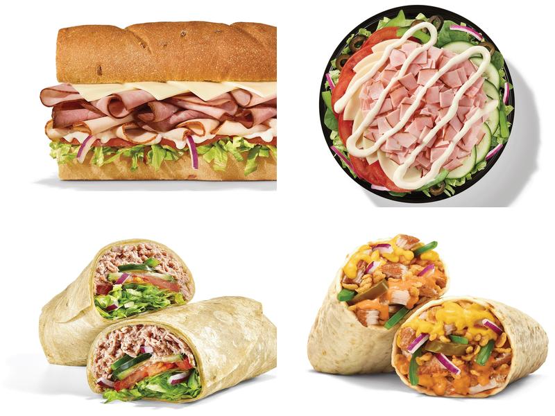 Subway Menu