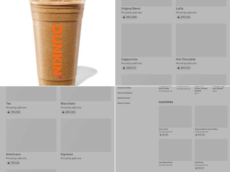 Dunkin' Menu