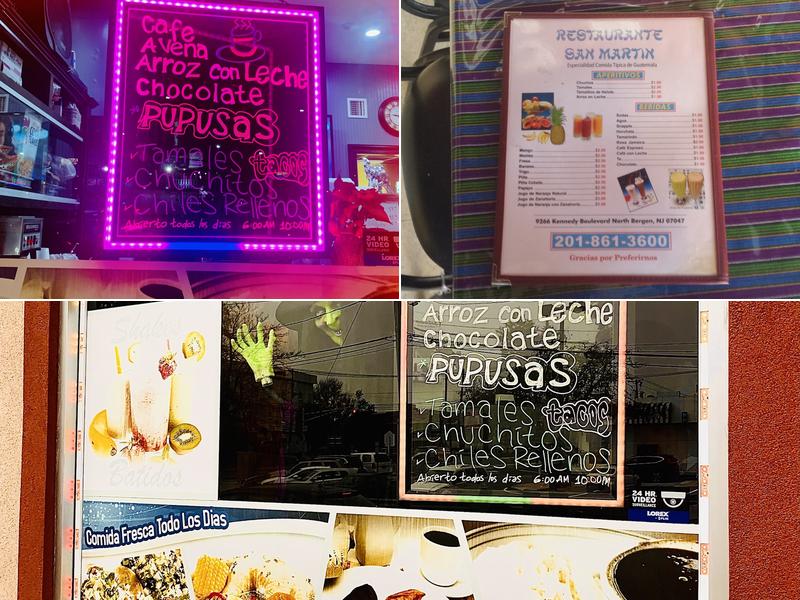 Restaurante San Martin 2 Menu