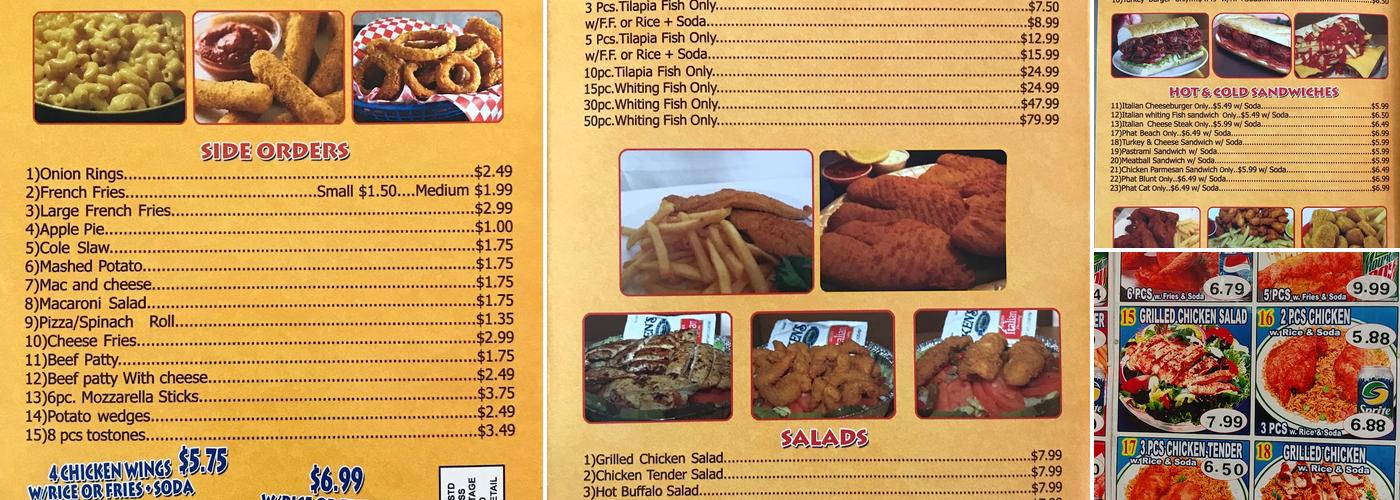 Kennedy Fried Chicken Menu