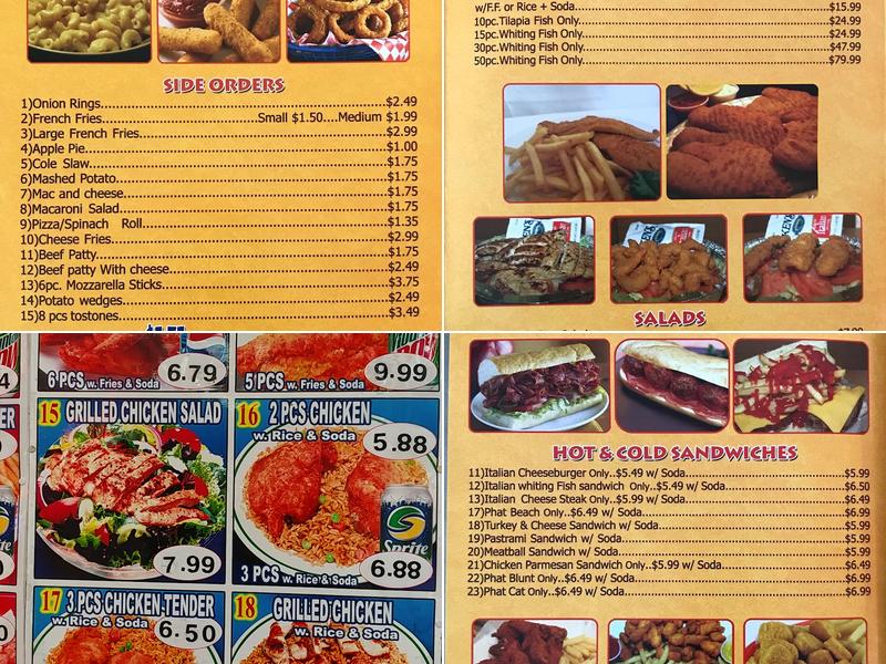 Kennedy Fried Chicken Menu