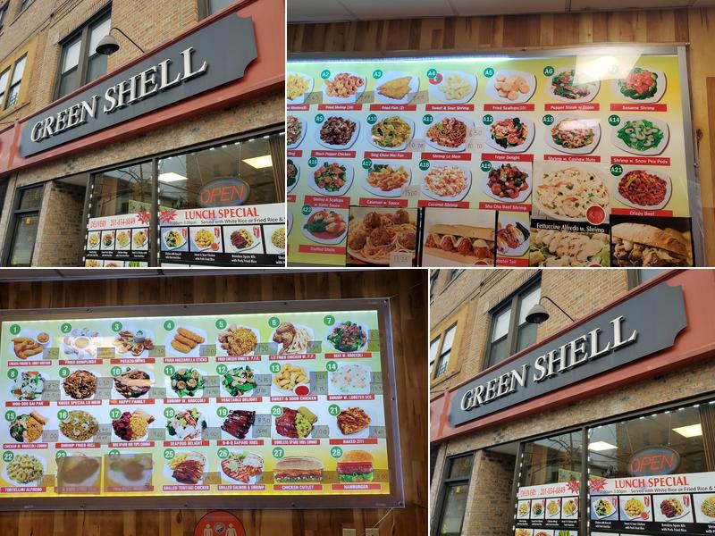 Green Shell Menu