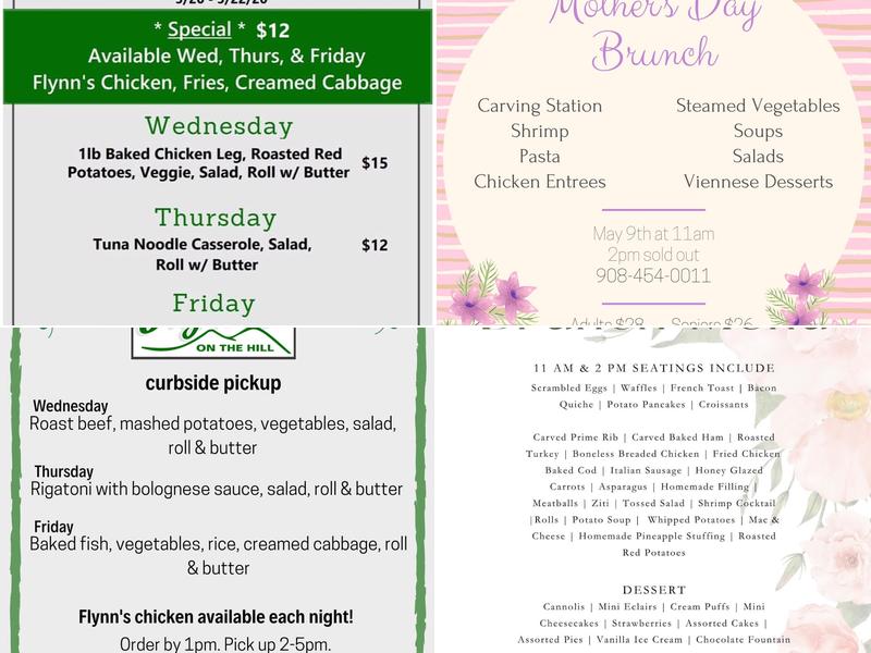 Flynn's On The Hill Menu