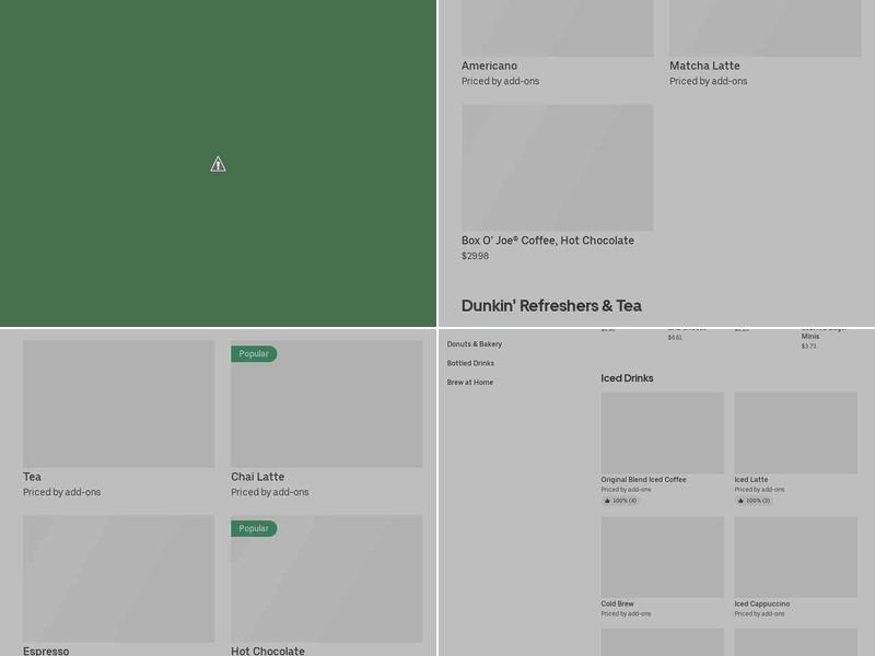 Dunkin' Menu