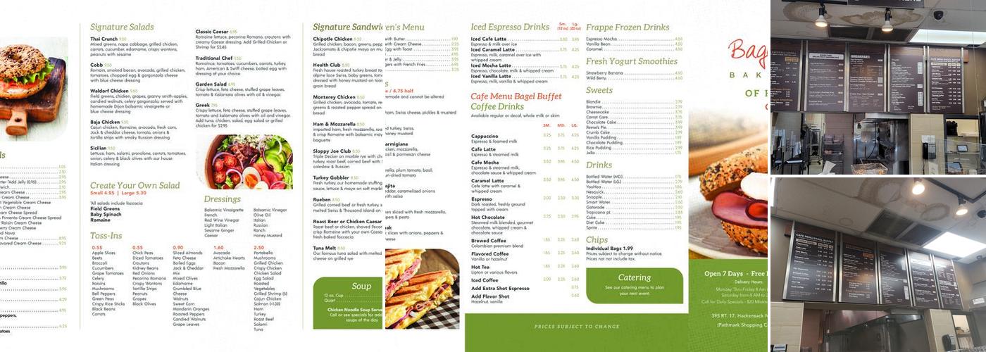 Bagel Buffet Menu