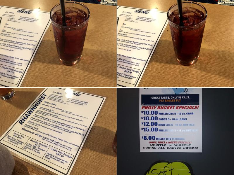 Rhawnhurst Cafe Menu