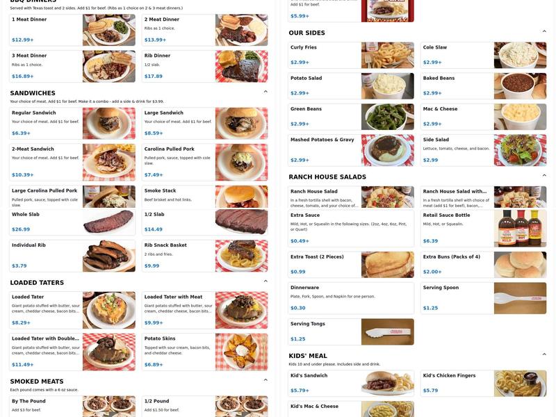 Hog Wild Pit Bar-B-Q Menu