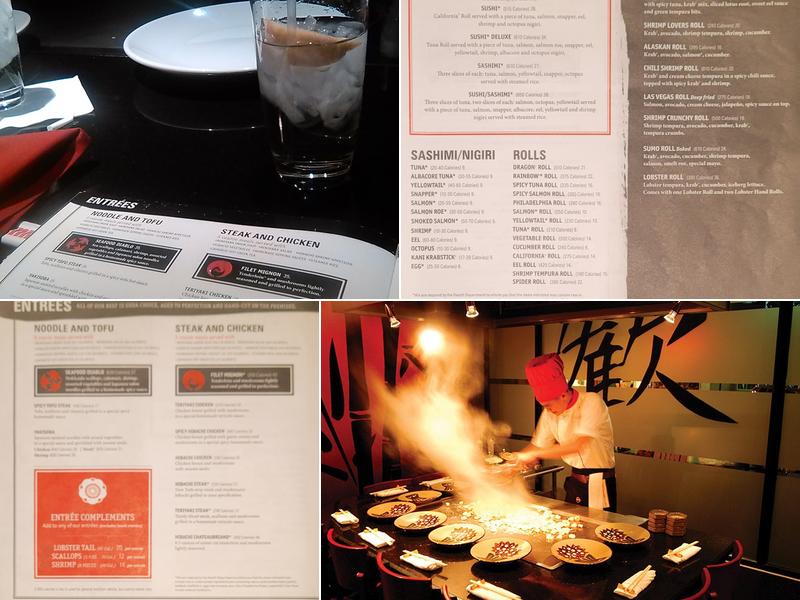 Benihana Menu
