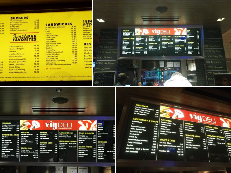 Vig Deli Menu