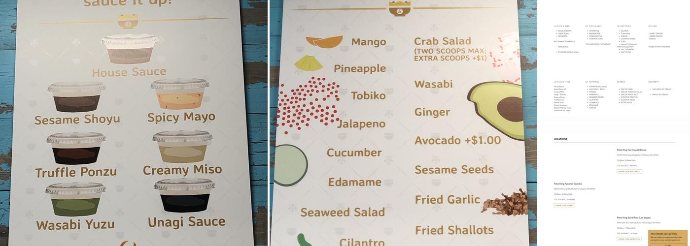 Poke King - Pyramid Menu