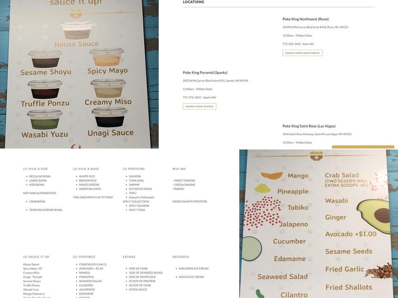 Poke King - Pyramid Menu