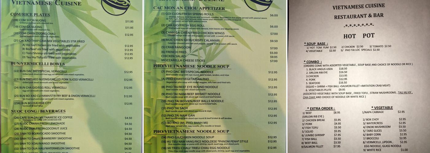 Laton House Nashua Menu