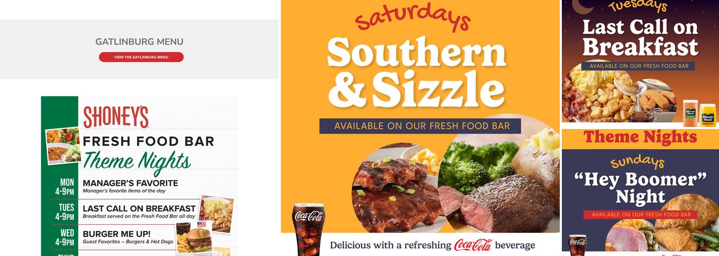 Shoney's of Knoxville, Inc. Menu