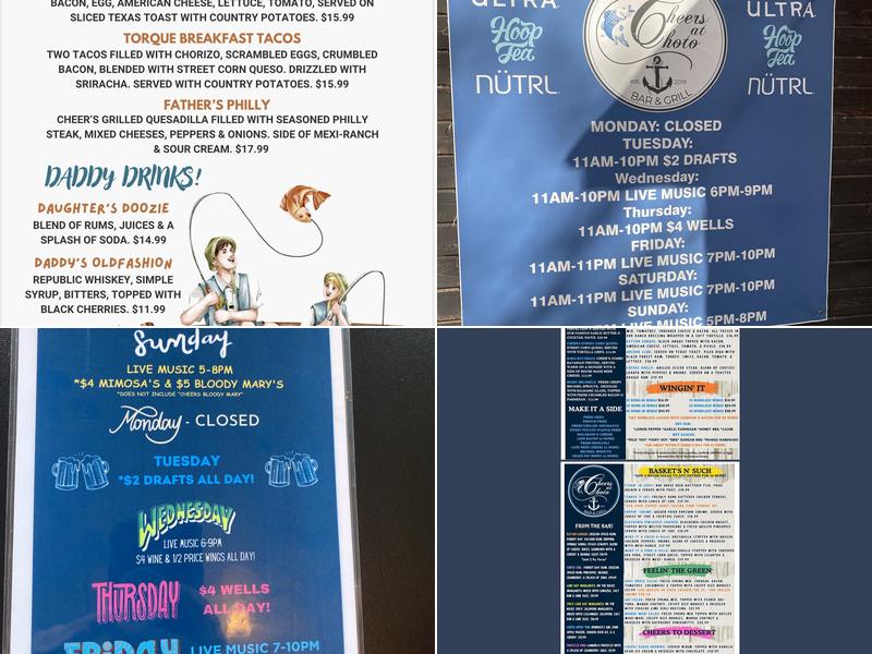 Cheers At Choto Menu