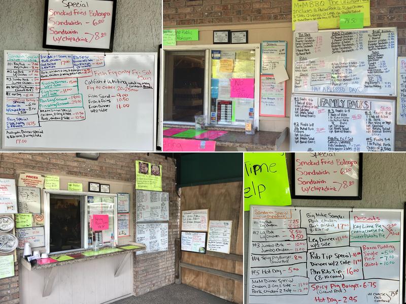 M&M Barbeque Catering and Takeout Menu