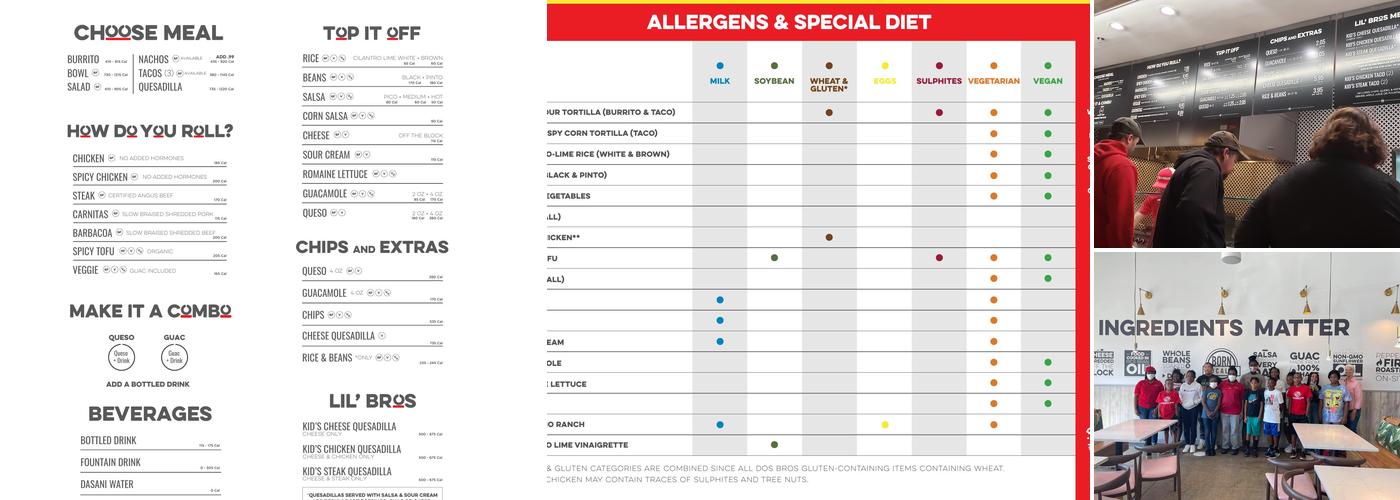 DosBros Fresh Mexican Grill Menu