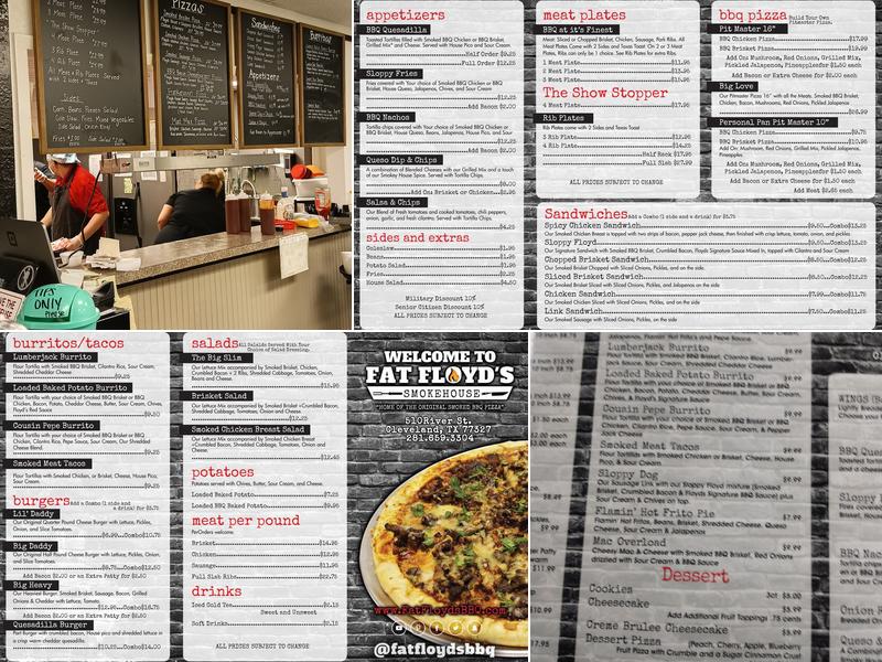 Fat Floyd's Barbecue & Grill Menu