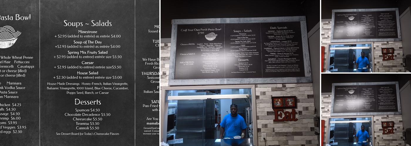 Mama Baudos Menu