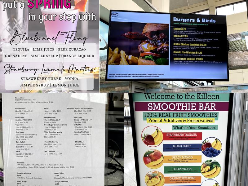 Tailwind Bar & Grill Menu