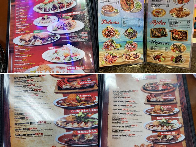TACOS Y MARISCOS MÉXICO EXPRESS#2 Menu