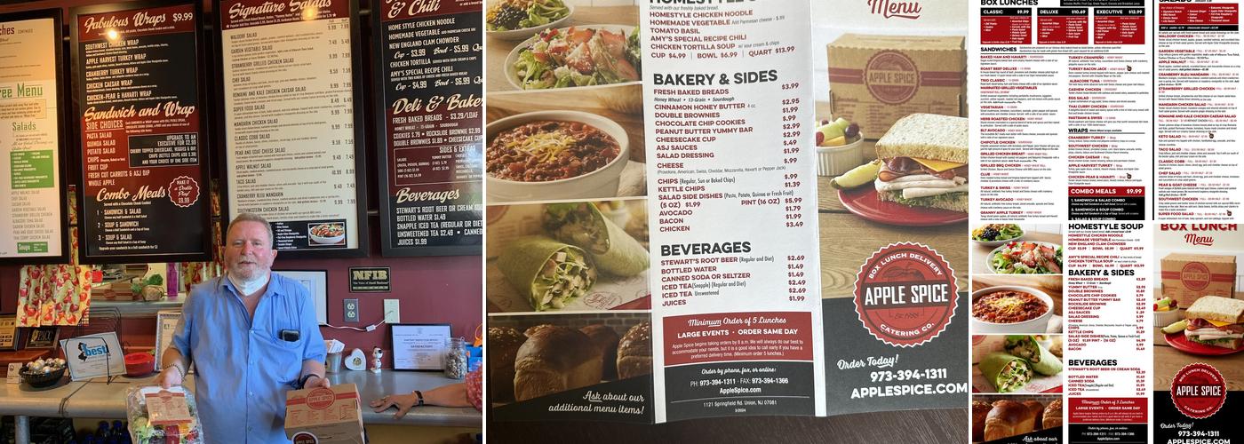 Apple Spice Junction Menu