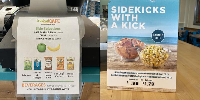 Tropical Smoothie Cafe Menu