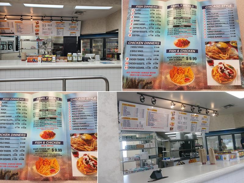Sam Fish & Chicken Menu