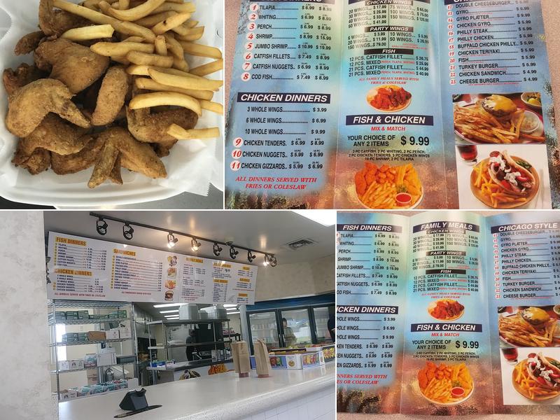 Sam Fish & Chicken Menu
