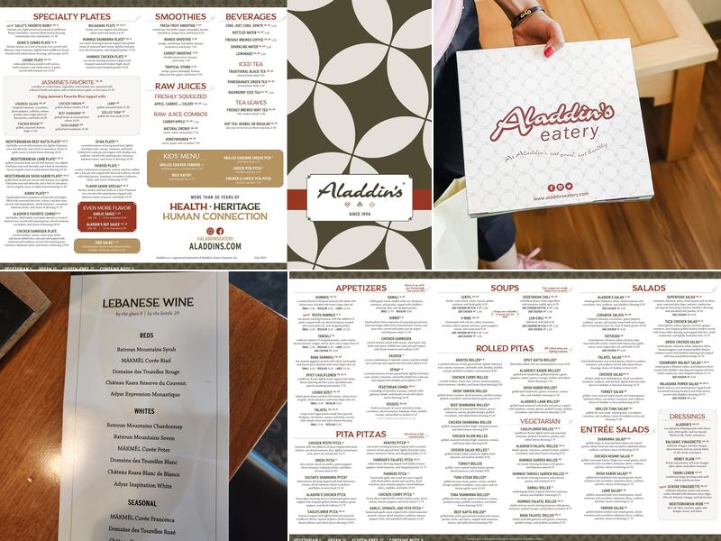 Aladdin's Eatery Grandview Menu