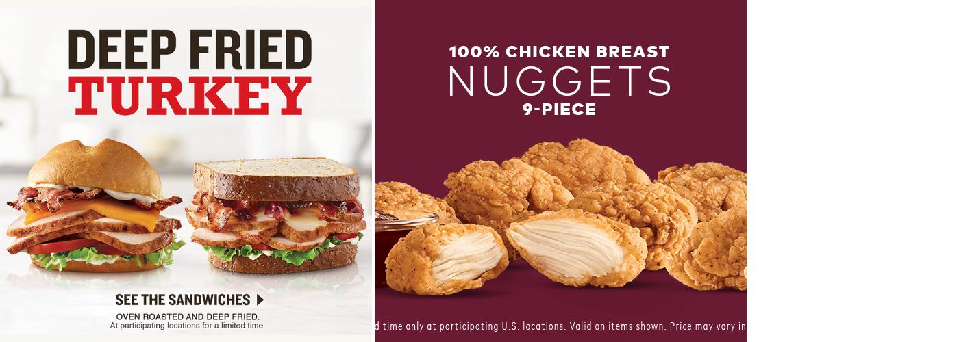 Arby's Menu