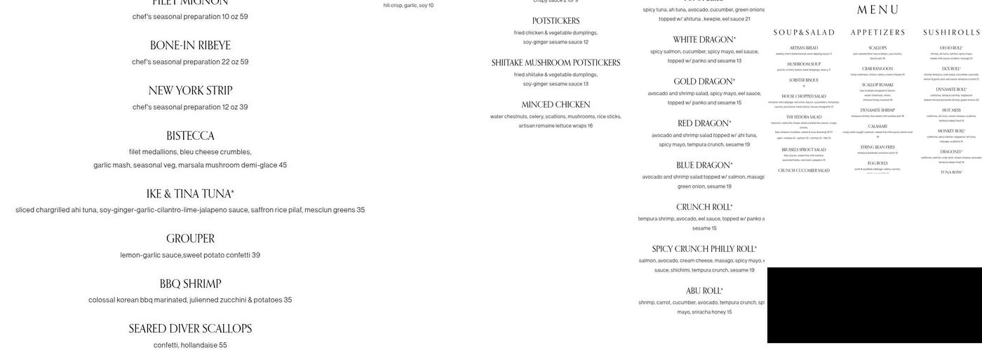 Dan Lew Exchange / DLX Menu