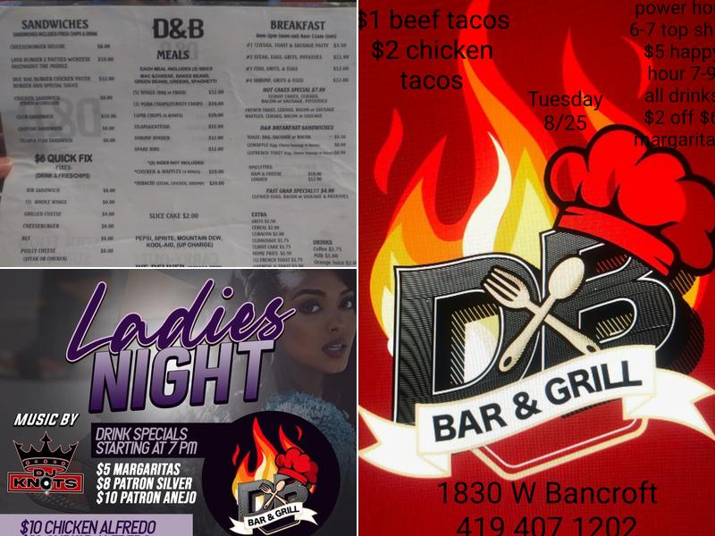 D&B'S KITCHEN Menu