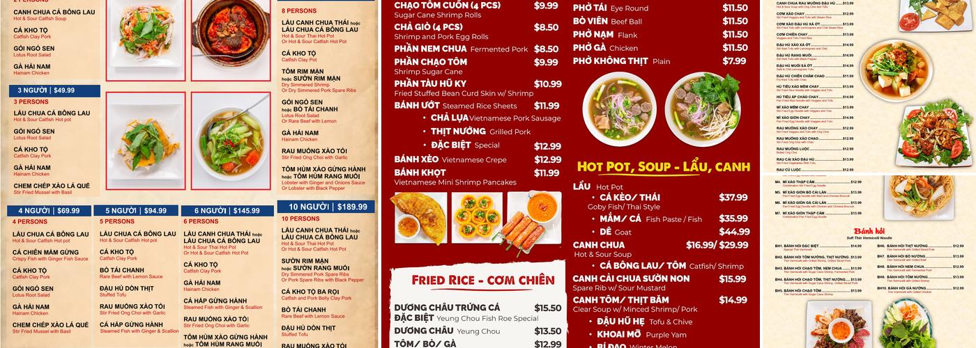 Thuận Kiều Cơm Tấm Menu