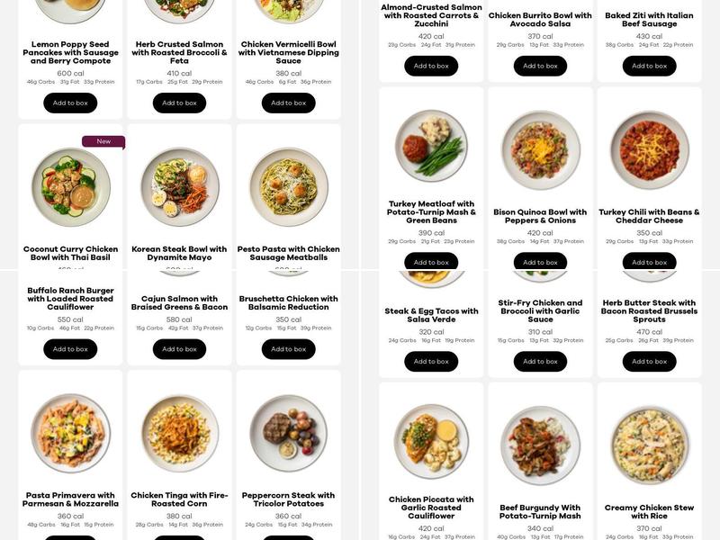 Snap Kitchen - Skillman Menu