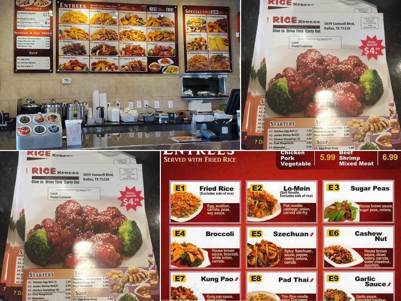 Rice Bowl Express Menu